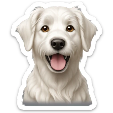 Westhighland White terrier golden retriver sticker