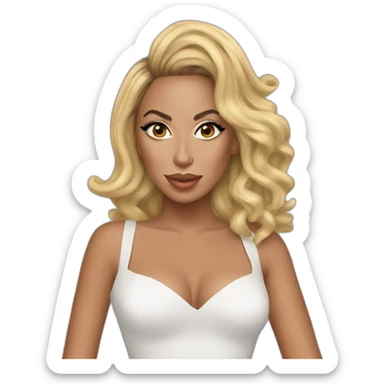 Beyoncé- lady gaga sticker
