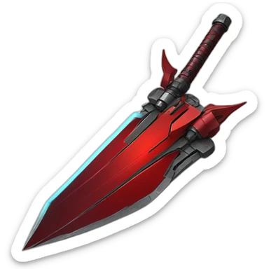 crazy-funny-cyberpunk-red-dragon-head-star-wars-laser-sword-red sticker