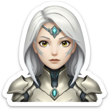 give me a warframe syrin gigachat face sticker