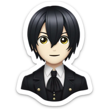 Black butler Alois Trancey sticker