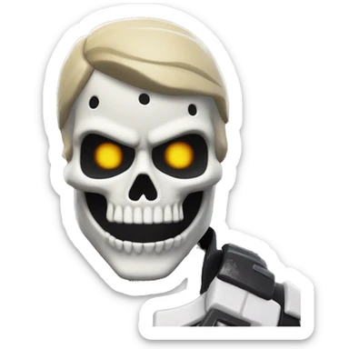 Skull Trooper: Iconic-style Candid Likeness Fortnite Skin

A Halloween classic, recognized for its eerie skeleton design. Instantly iconic, it represents Fortnite’s early popularity and dedicated fans. sticker