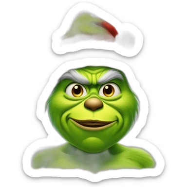 voluptuous grinch sticker