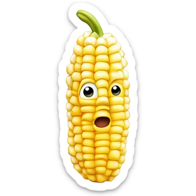 granos de elote sueltos sticker