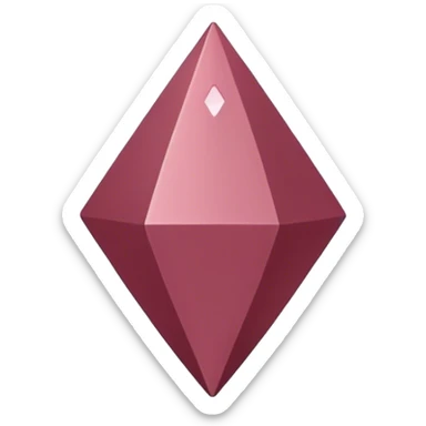Light burgundy plumbob sims  sticker