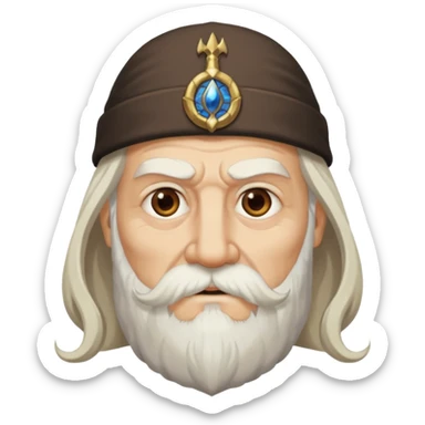 Norse mythology odin one eye sticker
