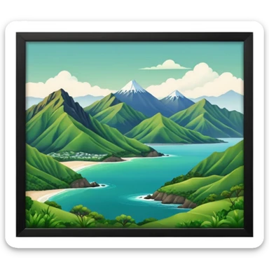 Country of New Zealand sticker