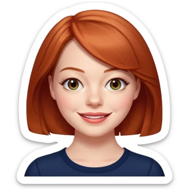 Emma Stone sticker