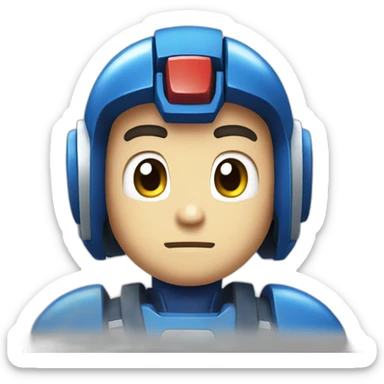 Mega man sticker