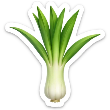 emoji vegetable  leek sticker