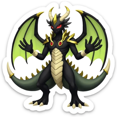 Zygarde-Giratina-Darkrai-fusion, full body sticker