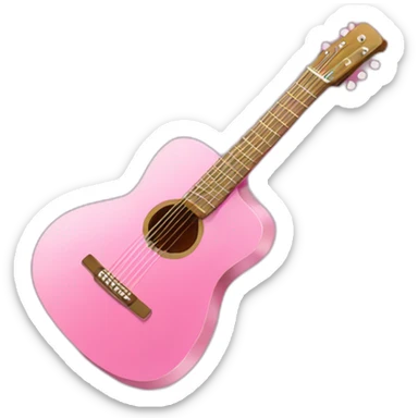 guitar-pick-pink sticker