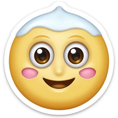 Un savon avec des gros yeux et un sourire sticker