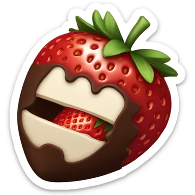 Chocolate covered Strawberry  sticker