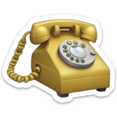 Téléphone sur du jambonneau sticker