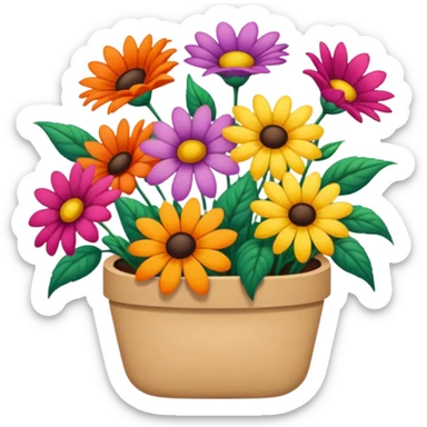 seed packet gardening sticker