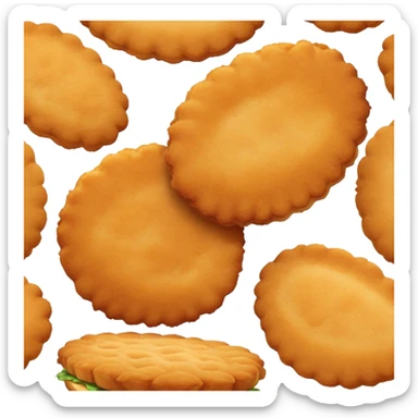 Breaded chicken cutlet  sticker