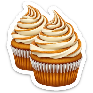 Pumpkin Spice Swirl Cupcakes sticker
