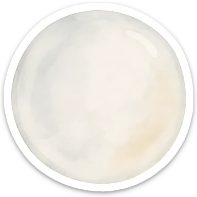 bubble, watercolor style sticker