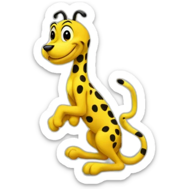 Marsupilami sticker