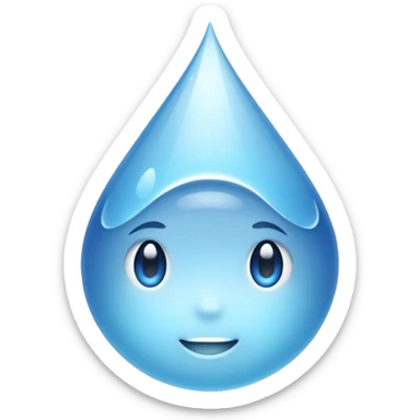 Testing water ads sticker