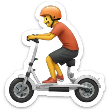 Trotinette freestyle sticker