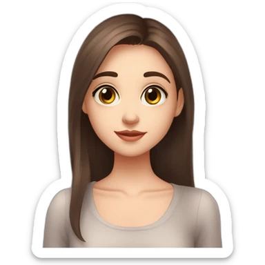 a woman taking a selfie in front of a mirror, a picture, tachisme, she is about 1 6 years old, brown hair and large eyes, discord profile picture, ekaterina sticker