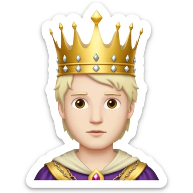 White Prince sticker