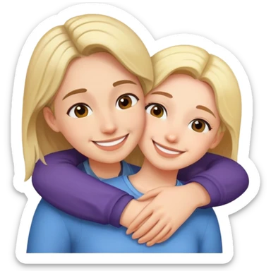 Hug my girlfriend sticker