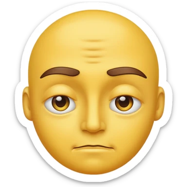 SIDE EYE EMOJI. 👀 like this but on a regular yellow face like this 🙄 sticker