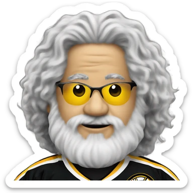 jerry garcia boston bruins sticker