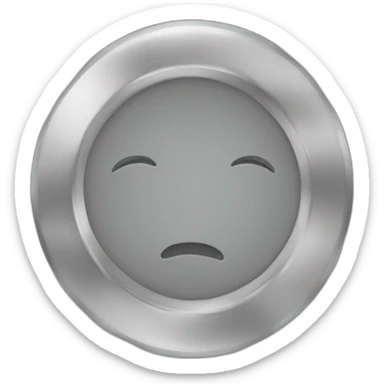 Corona plateada sticker