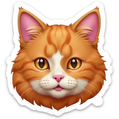 a super cute Tom cat sticker