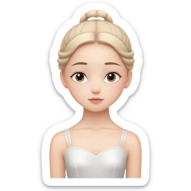 White Suit – Dreamy
 Young ballerina in white outfit, eyes half-closed, peaceful dreamy mood.

















































 sticker