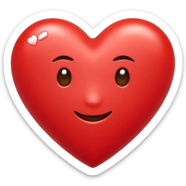 Crie um coração no formato de coração  sticker