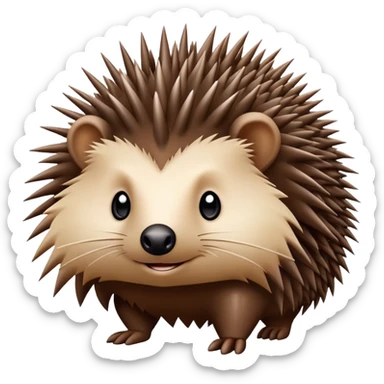 Porcupine emoji sticker