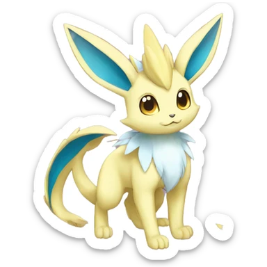 Shiny-Eeveelution-Cute-Dragon-Pokémon-fusion full body sticker