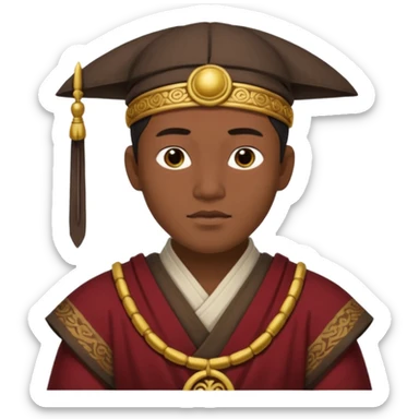 BC 1500's Asian male sticker