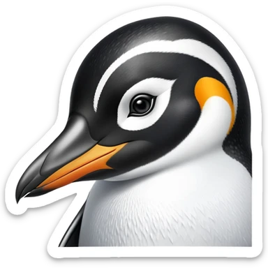 Pingouin eat sticker