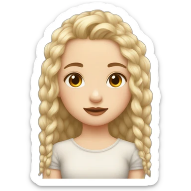 belarussian girl wirh shor hair piercing an sticker