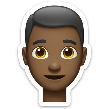 Patting head sticker