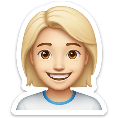 Somebody who writes ”delighted to share” on LinkedIn  sticker