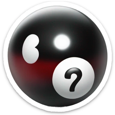 8 ball cherry sticker