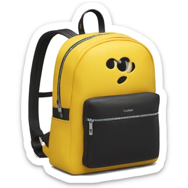 backpack Calvin klein sticker