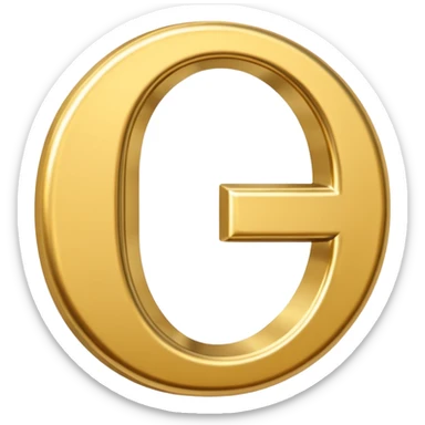 simbolo da terapia ocupacional (a letra “T” e a letra “O” juntas com esse simbolo junto “ ☤” sticker