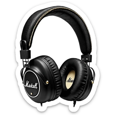  накладных наушников в стиле Marshall.

Узнаваемая форма квадртаных чашек Marshall, аккуратные швы, мягкие амбушюры, прочное оголовье.
Логотип Marshall на чашках, выполненный в фирменном стиле.

 sticker