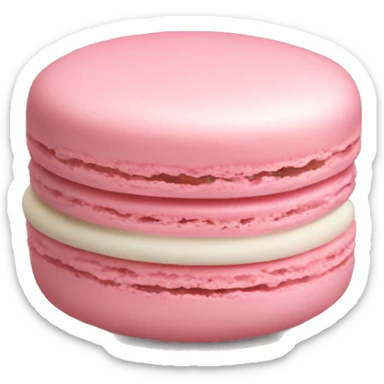 one light pink Macaron sticker