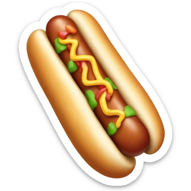 hotdog with feet wearing socks sticker