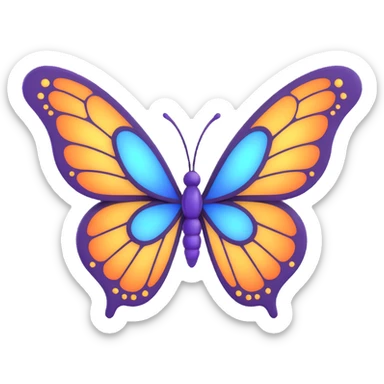 magical elegant butterfly in #c0ff53 green with luminous symmetrical wings, subtle gradients, glowing effects, surrounded by sparkling particles, 3D cartoon digital fantasy art, transparent background, ideal for Discord role icon sticker