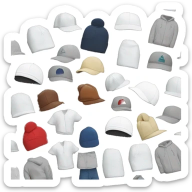 apparel, caps , hoodie , needle , threads , shorts , shirts ,  sticker